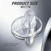 5 Pairs Clear Silicone Gel Sandal Thong Toe Protectors Flip Flops Toe Guard Cushions Anti-Skid Forefoot Pads Smooth for Men and Women 4x3.5cm view 2