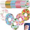 Panelee 25 Pcs Adhesive Patch Compatible with Dexcom Sweatproof Colorful Floral Variety Pre Cut Adhesive Tape, Glucose Monitor Protection (G7) view 1