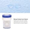 MINGZHE 10pcs Manual Contact Lens washer Professional Portable Contact Lens Washer wash Soaking Case(Blue) view 4