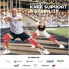 Modvel Knee Braces for Knee Pain Women & Men - 2 Pack Knee Brace for Knee Pain Set, Knee Brace Compression Sleeve, Knee Support for Knee Pain Meniscus Tear, ACL & Arthritis Pain Relief,Orange S view 3