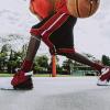 2 Pack Knee Brace Straps, Patella Tendon Knee Strap, Basketball Patella Tendon Stabilizer Knee Brace Super Silicone Leather Band Knee Brace Elasticity Fixed Protection Patellar Ring for(Orange*x) view 3