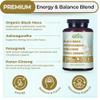 Why Not Natural 4-in-1 Organic Black Maca Root, Ashwagandha, Fenugreek, Panax Ginseng Capsules, Supplement for Men and Women view 2