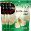 KA-ME Oven Baked Wasabi Rice Crackers 3 oz, Gluten Free, No Artificial Flavors and Non GMO, in a Resealable Pouch - (3 Pack) view 1