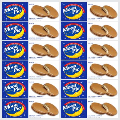 Marshmellow-Cookies  72 Count (12 Boxes, 6 Each) Individually Wrapped  Bulk Snacks for Office, Staff, Clients, Meetings, Training, Events  Wholesale Treats (Salted Caramel)