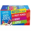 BeeQ Box (Pack Of 40) - Capri Sun 100% Juice Fruit Punch, Berry and Apple Juice Box Pouches Variety Pack (6 fl. oz. pouches) view 1