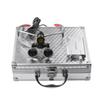 3.5X420mm Loupes Magnifying Glasses Binocular Magnifier + 5W Headlamp with Yellow Filter Aluminium Box (Silver) view 1