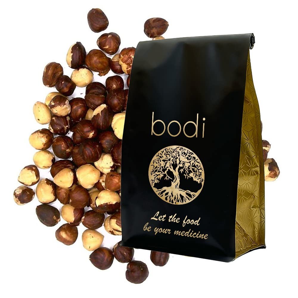 bodi : Hazelnuts Roasted Unsalted | 4oz to 5lb | 100% Pure Natural Hand Crafted (5 lb)