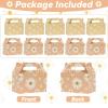 12 Pcs Daisy Flower Treat Boxes Party Supplies Hippie Daisy Flower Summer Party Favors Goodie Gift Boxes for Girls Birthday Baby Shower Wedding Decorations Retro Hippie Boho Treat Candy Box Home view 2