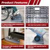 ROBLOCK 3 Inch Rise Detachable Ramps for Wheelchairs for Home Steps Entry, Portable Modular Threshold Wheelchair Ramps for Doorways, Load Capacity 3000 LBS, 2 PCS view 3