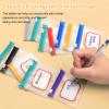 35+2 Pcs Pill Pouch Bags Zippered Pill Pouch Set with 2 Sheets Label, 7 Colors Pill Pouches for Medicine Travel Reusable Small Plastic Pill Bags for Travel/Home Daily use view 4