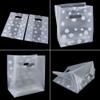 Honbay 30PCS Plastic Shopping Bags with Handle Daisy Pattern Cake Bread Goodies Treats Packaging Bag for Gift Wrapping Wedding Party Favors or Small Business view 3