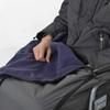 DKULMN Waterproof Wheelchair Blanket,Wheelchair Warm Blanket with Zipper for Adult, Lap Blankets Cozy Cover for Elderly, Universal Size view 3