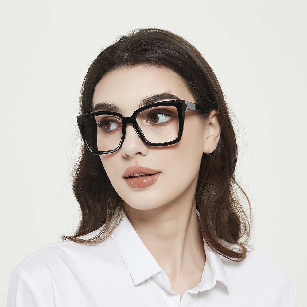 WEMOOTANTS Oversized Black 2.25 Reading Glasses for Women Men Large Square Readers 1.0 1.25 1.5 1.75 2.0 2.25+ 2.5 2.75 3.0 3.5