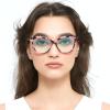 mincl Transition Photochromic Bifocal Reading Glasses Women Cat Sunglasses Readers Fashion 2 Pack Anti Eyestrain & Headache (2pcs-pink&flower, 3, multiplier_x) view 3