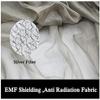 BTURYT Faraday Fabric EMF Shielding Breathable Netting,Blocks Radiation/EMF/WiFi/ 5G amp; Other RF,1.5m/59in Width Suit for Making Anti Radiation Bed Canopy view 2