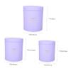 Cabilock 3pcs Boxes Flower Bucket Set Clear Packaging Bags Red Outfit Red Suits Paper Planter Bucket Clear Flower Bouquet Bag Flower Bouquet Bags Floral Treat Bags Box Purple Cardboard view 2