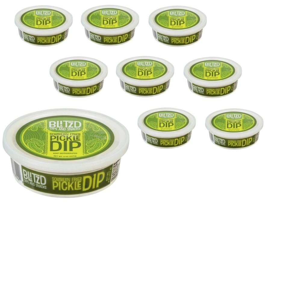 Blitzd Southern Fried Pickle Dip, 8 oz, 9 Pack