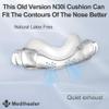 2 Packs Replacement Cushion for Airfit N30i(S), 2 Packs Old Version Curved Nasal Cradle Cushion Compatible with N30i, Soft & Comfortable Great-Value Supplies by Medihealer view 4