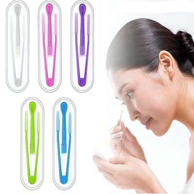 DPWOUM 5PCS Colorful Contact Lens Tool Case Set Remover and Inserter, Contact Applicator with Soft Tip, Suitable for Contact Lens User Practical Tools