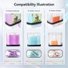 Dental Floss Pick Holder, Floss Pick Dispenser with 90 Unflavored Floss Picks for Cleaning Teeth, Travel Floss Picks Case Flosser Dispenser, Anti Dust Tooth Pick Flosser Holder view 2