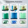 Dental Floss Pick Holder, Floss Pick Dispenser with 90 Unflavored Floss Picks for Cleaning Teeth, Travel Floss Picks Case Flosser Dispenser, Anti Dust Tooth Pick Flosser Holder view 4