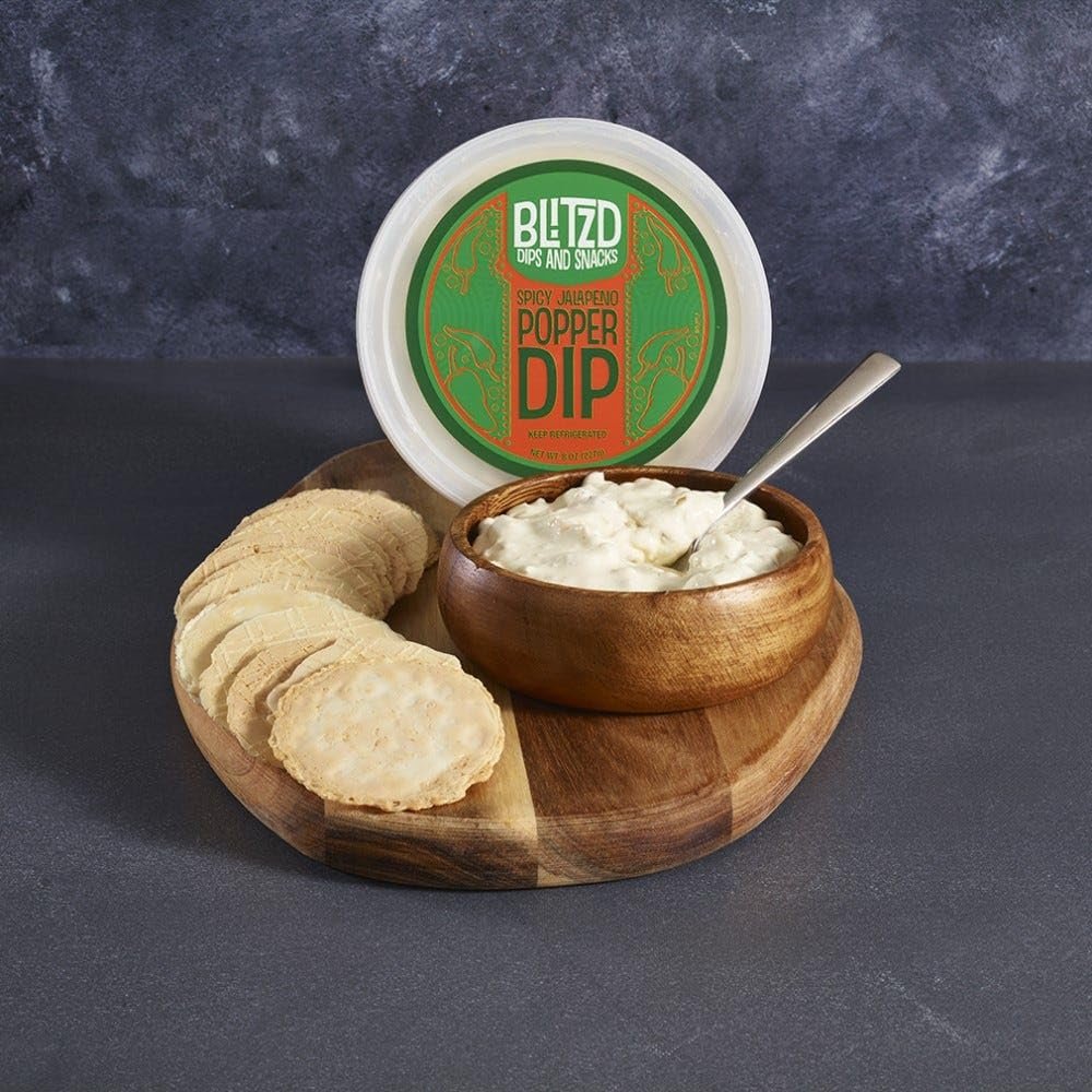 Blitzd Spicy Jalapeno Popper Dip, 8 oz, 9 Pack