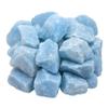 Amazing Gemstone Blue Calcite Crystal for Sleep Raw Crystals and Healing Stones, Natural Rocks for Tumbling - DIY Raw Stones and Crystals, 2 Pieces view 3