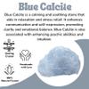 Amazing Gemstone Blue Calcite Crystal for Sleep Raw Crystals and Healing Stones, Natural Rocks for Tumbling - DIY Raw Stones and Crystals, 2 Pieces view 4