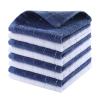 100% Cotton Dishcloth for Kitchen and Home Ultra Soft and Absorbent Kitchen Towel Reusable Cleaning Cloth Tools (Color : 4pcs-02) view 2