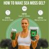 Green Irish Sea Moss | Wildcrafted from St. Lucia | 8 oz Makes ~120+ oz Sea Moss Gel | 100% Natural, Raw & Sun-Dried | Dr. Sebi Inspired, Nutrient-Rich Irish Moss for Health & Wellness view 3