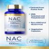 Carlyle NAC Supplement N-Acetyl Cysteine 1000mg | 80 Capsules | with Selenium & Molybdenum | Vegetarian, Non-GMO & Gluten Free view 4