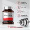Horbach L Carnitine Supplement 500mg | 60 Capsules | as L-Carnitine L-Tartrate | Non-GMO and Gluten Free view 4
