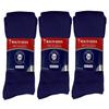 6 Pairs of Diabetic Over The Calf - Knee High Cotton Socks (Navy - 6 Pairs, Fit Men's Shoe Size 12-15) view 4