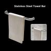 DAMSLY Shower Door Handle Stainless Steel Silver, Bathroom Glass Door Grab Bar Knob Towel Bar, Hole to Hole Center 300mm/400mm/450mm/500mm/600mm (Size : 300mm-325mm) view 4