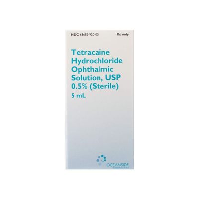 BauschLomb TETRACAINE HYDROCHLORIDE 0.5 % ML (Bottle, dropper, 5 Ophthalmic solution)