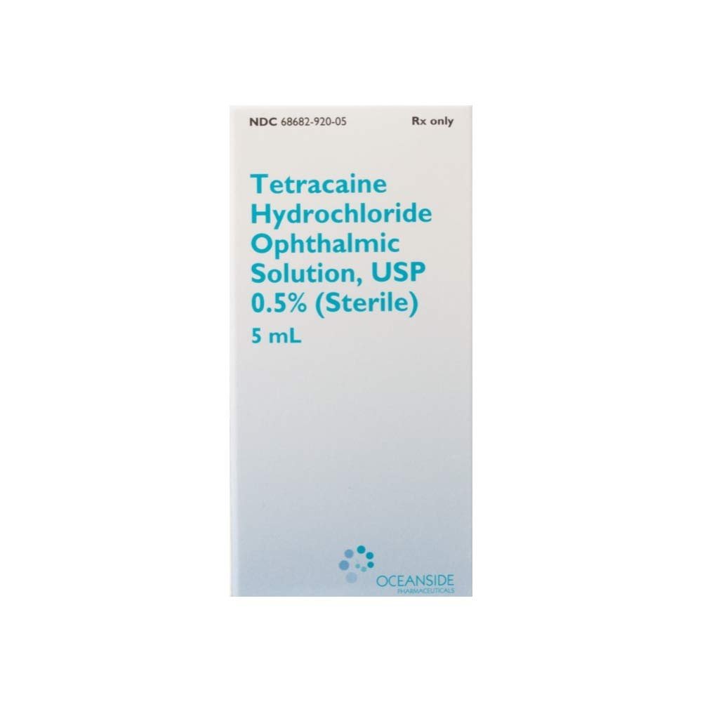 BauschLomb TETRACAINE HYDROCHLORIDE 0.5 % ML (Bottle, dropper, 5 Ophthalmic solution)