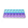 7 Day Weekly Pill AM PM Organizer Pack of 2 (Red Purple) view 1