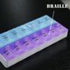 7 Day Weekly Pill AM PM Organizer Pack of 2 (Red Purple) view 3