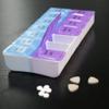 7 Day Weekly Pill AM PM Organizer Pack of 2 (Red Purple) view 4