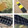 ZJIEX 1in/ 2in/ 3in/ 4in/ 5in/ 6in/ 7in/ 8.5in Rise Threshold Ramp for Wheelchair Mobility Scooters Stairs, Non-Slip Driveway Curb Ramp, Load 600 Lbs (Color : Black, Size : 50x22x6cm) view 2