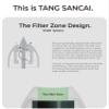 Linsoul TANGZU Tang Sancai in Ear Monitor Ear Plugs, 3 Pairs, Matte Texture Straight Tooth Grooves Eartips for IEMs, in-Ear Earphone, Audiophile Musician (S/M/L) view 3