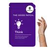 The Good Patch Think Patch, Natural Patch with Caffeine, Yerba Mate, Bacop, Lion's Mane, Plant Powered Wearable Wellness, Focus Patches, Sustained Release (8 Total Patches) view 1