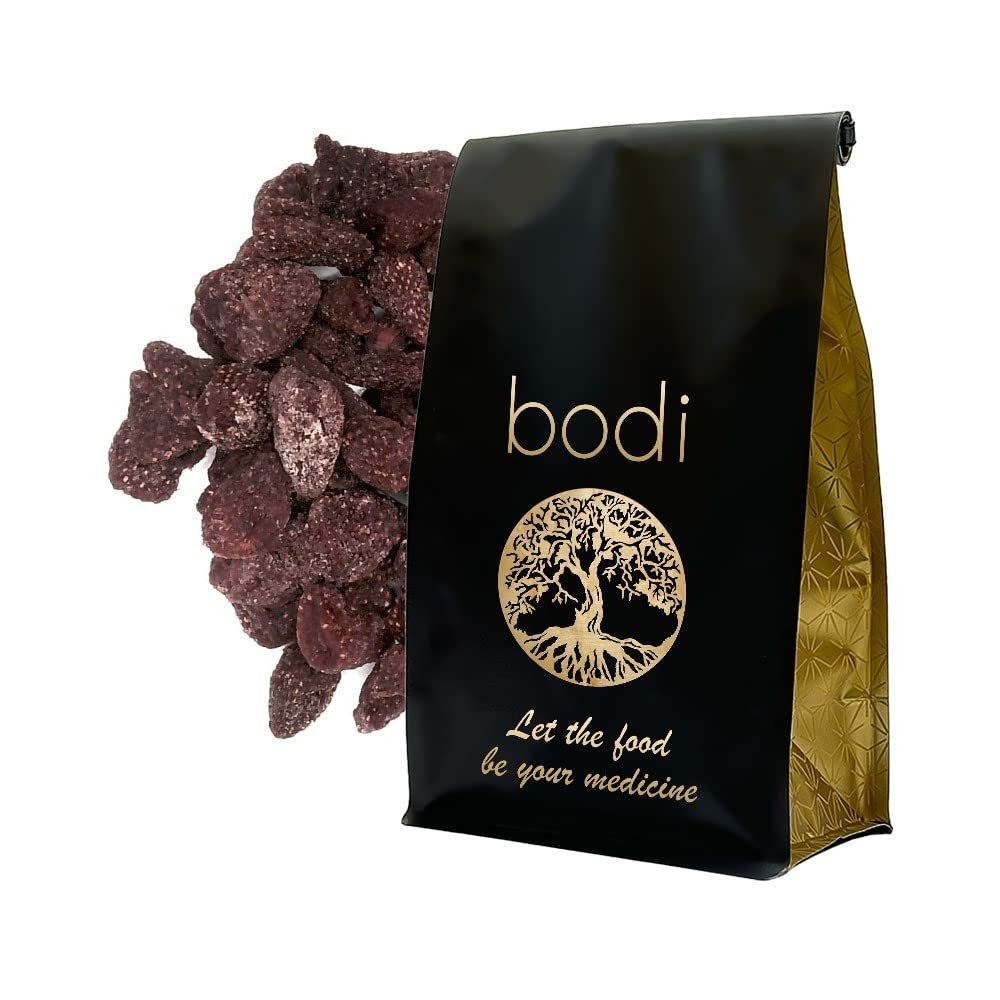 bodi : Strawberry Dried | 4oz to 5lb | 100% Pure Natural Fruit (4 oz)