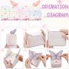 Qilery 24 Pcs Butterfly Party Favor Treat Boxes Pink and Purple Floral Goodie Gable Candy Box Gift Boxes Paper Butterfly Decorations for Birthday Party Supplies Chocolate Present Wedding Baby Shower view 3