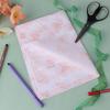 30Pcs Butterfly Tissue Paper Sheets, 14x20inch Gold & Rose Gold Wrapping Tissue Paper Sheets for Packaging for Christmas Wedding Birthday Party Baby Showers DIY Crafts Arts (White Background) view 3