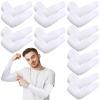 Eurzom 8 Pairs Eczema Sleeve for Adult Teens Eczema Psoriasis Unisex Arm Leg Sleeve for Women Men UV Protection Sleeves(Medium) view 1