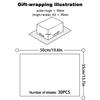 30Pcs Butterfly Tissue Paper Sheets, 14x20inch Rose Gold & Blue Wrapping Tissue Paper Sheets for Packaging for Christmas Wedding Birthday Party Baby Showers DIY Crafts Arts (White Background) view 2