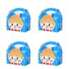 3D Christmas Treat Boxes, 25Pcs Goody Gift Boxes for Holiday Xmas Presents Paper Boxes, Party Favor Supplies, Candy Treat Cardboard Cookie Wrapping Boxes (Elf, Santa, Snowman) - Blue