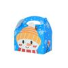 3D Christmas Treat Boxes, 25Pcs Goody Gift Boxes for Holiday Xmas Presents Paper Boxes, Party Favor Supplies, Candy Treat Cardboard Cookie Wrapping Boxes (Elf, Santa, Snowman) - Blue view 2