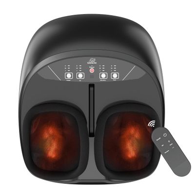 Snailax Foot Massager with Heat, Remote Control, Shiatsu Heated Foot Massager Machine with Deep Kneading, Rolling, Compression, Vibration, Size 13